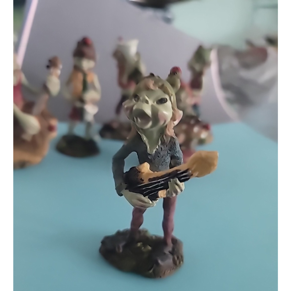Anthony Fisher Pixies Music Band Elf Woodland Mushroom Leaves David Enterprises